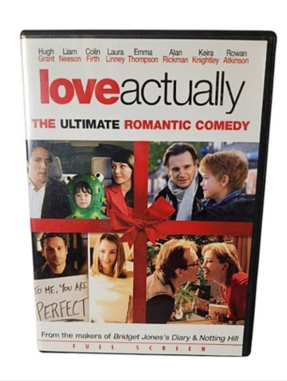"Love Actually" DVD full screen Staring Hugh Grant & Liam Neeson
